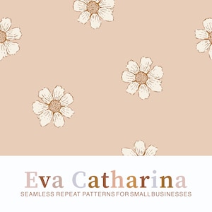Arquivo de padrão de repetição sem costura floral vintage design de tecido sem costura, padrão sem costura para tecido, padrão de licença comercial