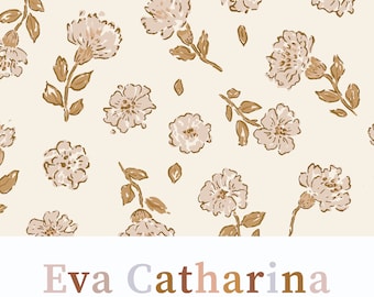 summer flowers bohemian vintage seamless repeat pattern file ,  seamless pattern for fabric, commercial license pattern