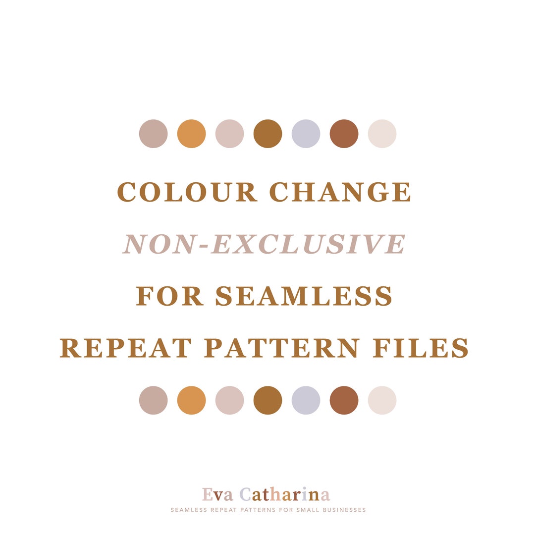 Not A Pattern Colour Example Colour Change Non-exclusive for Seamless Repeat Pattern File Seamless ...