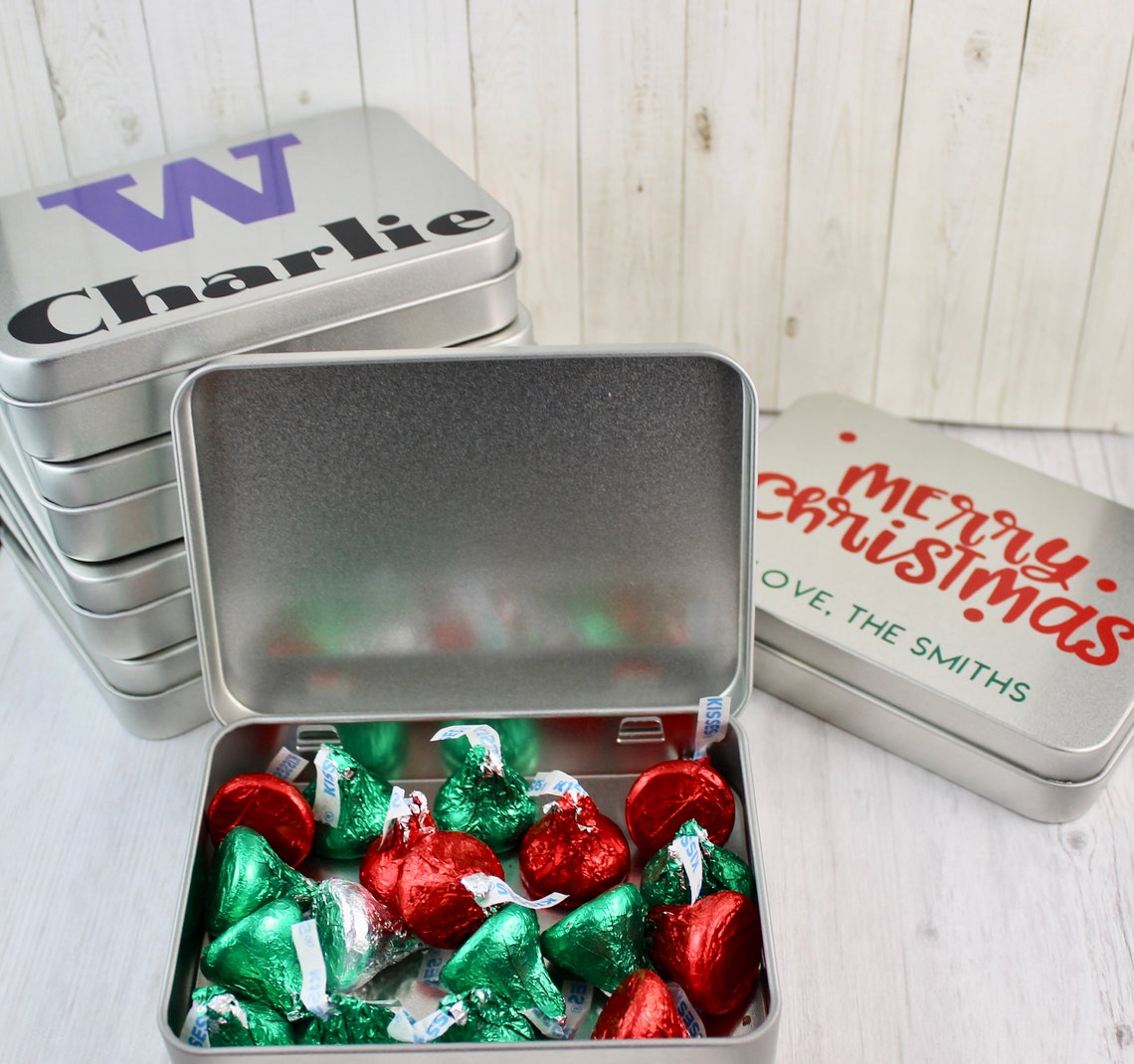 Personalized Gift Card Tin Boxes-Unicorn-Stocking | Etsy