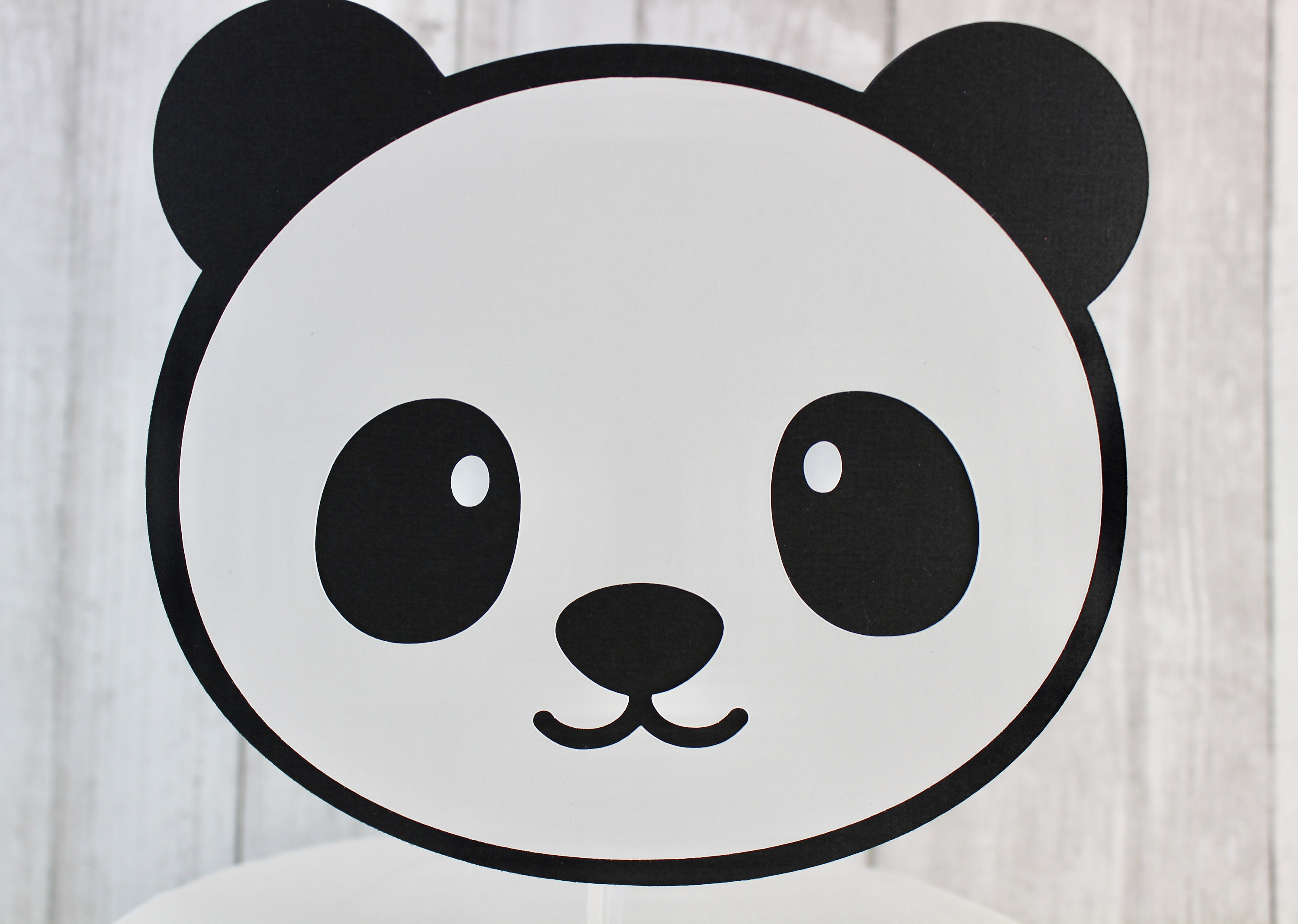 Panda Cake Topper Panda Decoraciones Panda Party Etsy