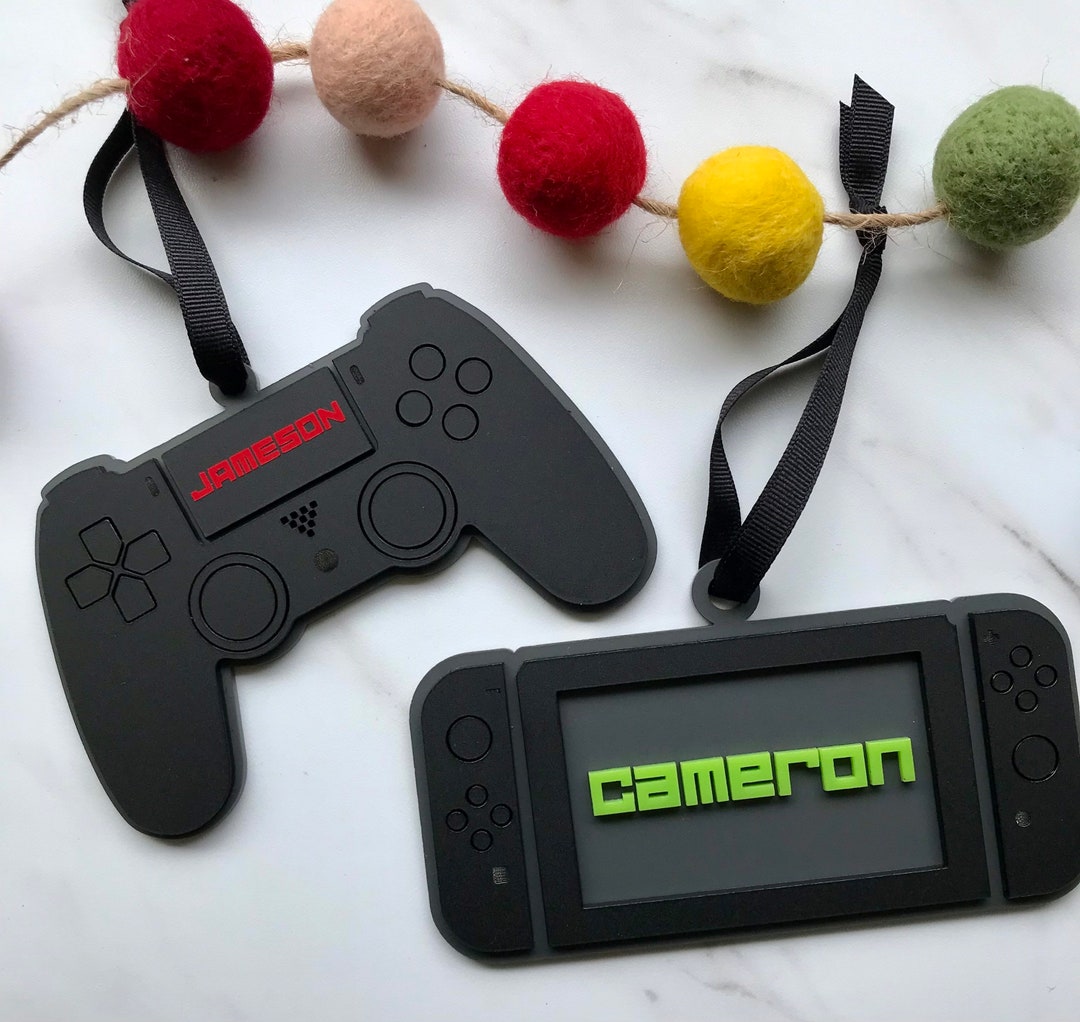Video Game Ornament Gamer Ornament Personalized Video Game Ornament Kid