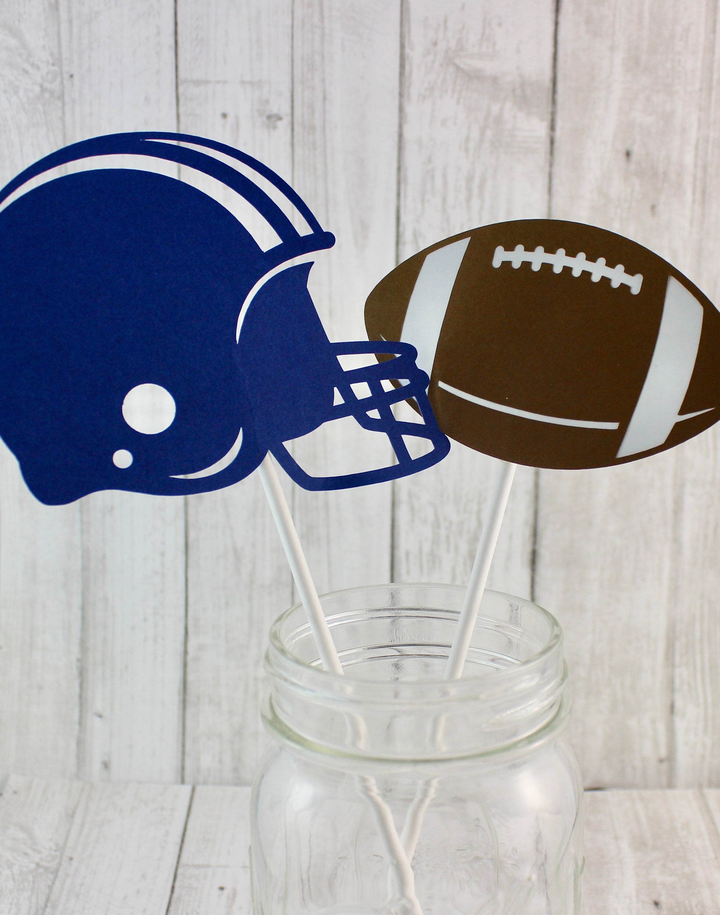 Football Table Decorations-football Party Centerpiece-super - Etsy