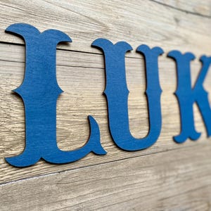 Western Style Letters - Custom Name Sign for Nursery - Cowboy Theme Room - Cowboy Decor - Western Sign - Custom Name Sign - Western Wedding