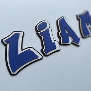 Graffiti Custom Letters and Name signs - Graffiti Art  - Graffiti Sign - Graffiti Wall Art  - Custom Name Sign