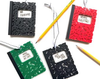 Teacher Ornament - Gift Card Holder - Custom Gift Card Holder - School Gift