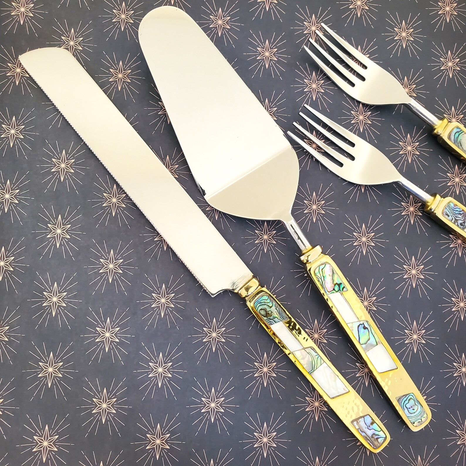 Gold Wedding Cake Knife Personalized Wedding Cake Cutter Etsy