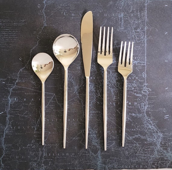 Minimalist Cutlery Set Simple Daily Use Cutlery Set 5 Piece