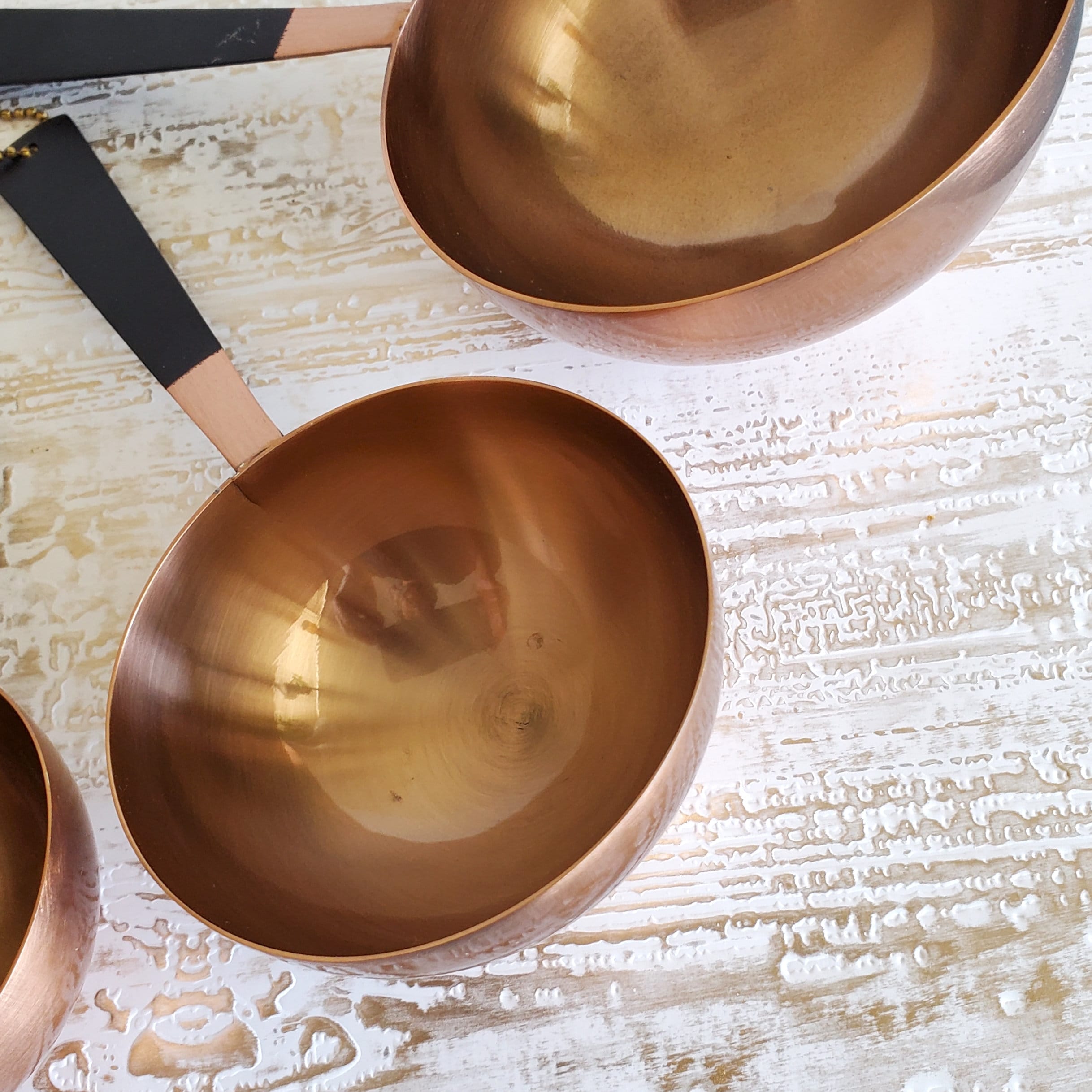 Measuring Cup set - Copper & Black Color Measuring Cups - 50 ml to