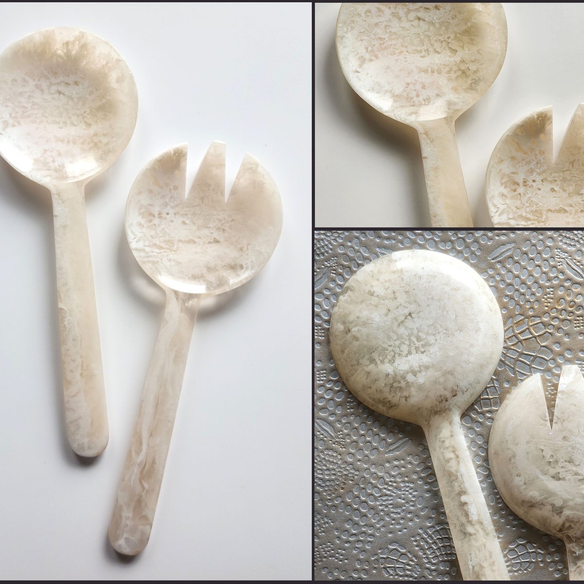 Salad Serving Set, 2-piece - Etsy