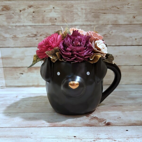 Dog Flower Arrangement Etsy