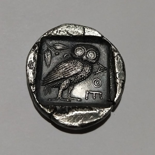 Reproduction Greek silver coin, Rare Gree Silver Coin, AR-Tetradrachme Eule Coin