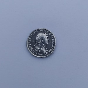 Reproduction Roman Silver Coin, Rare Roman Silver Coin,Trajan, Roman Denarius E-1