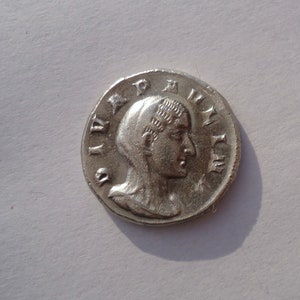Reproduction Roman Silver Coin, Rare Roman Silver Coin,Diva Paulina, Roman Denarius