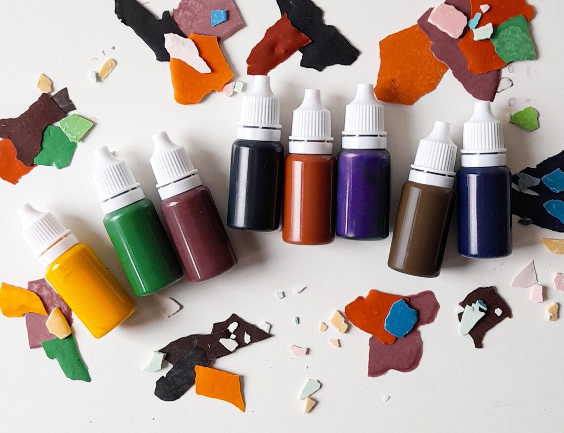 Jesmonite Pigments Mix&Match 10 Colours Terracotta Blue Etsy