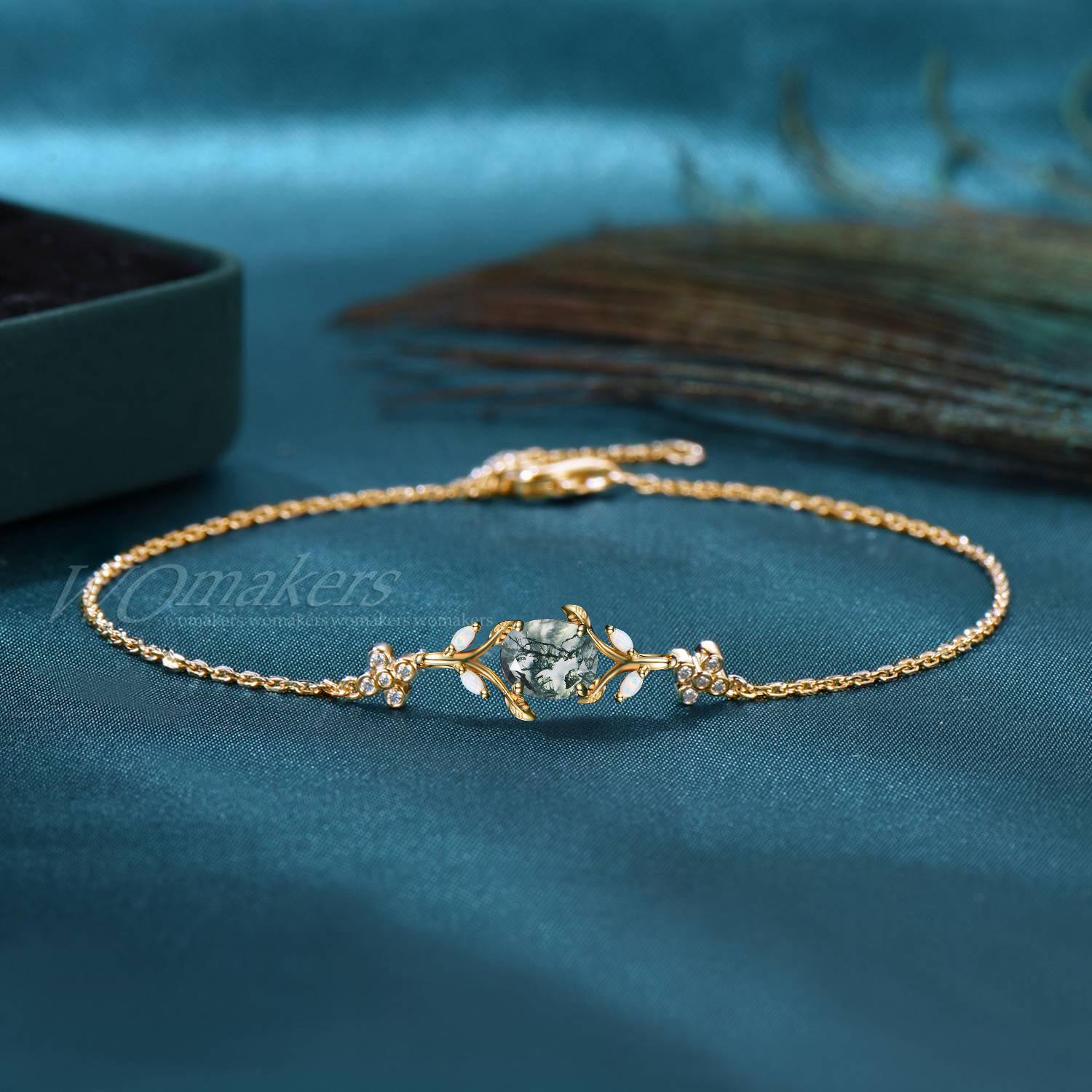 Vintage Leaf Bracelet - Etsy