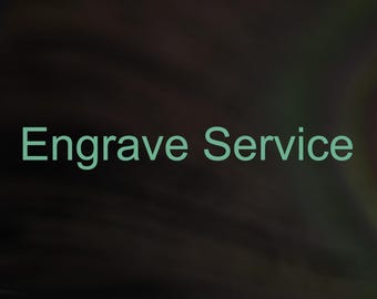 Extra Cost For Engraving