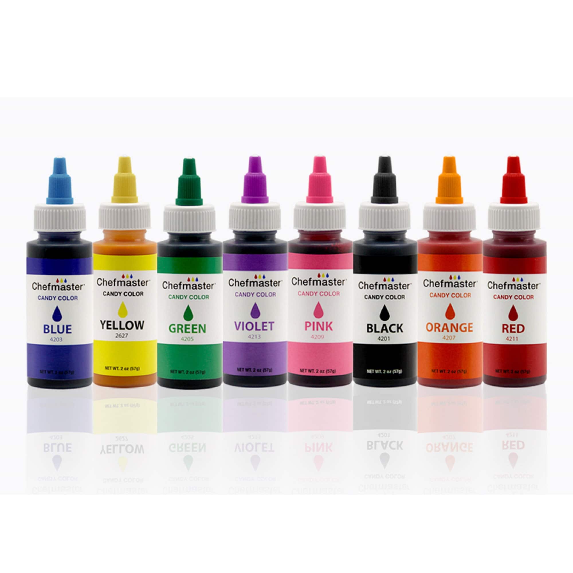 Professional Master Airbrush Cake Decorating Airbrushing System Kit With a  6 Color Chefmaster Food Coloring Set 