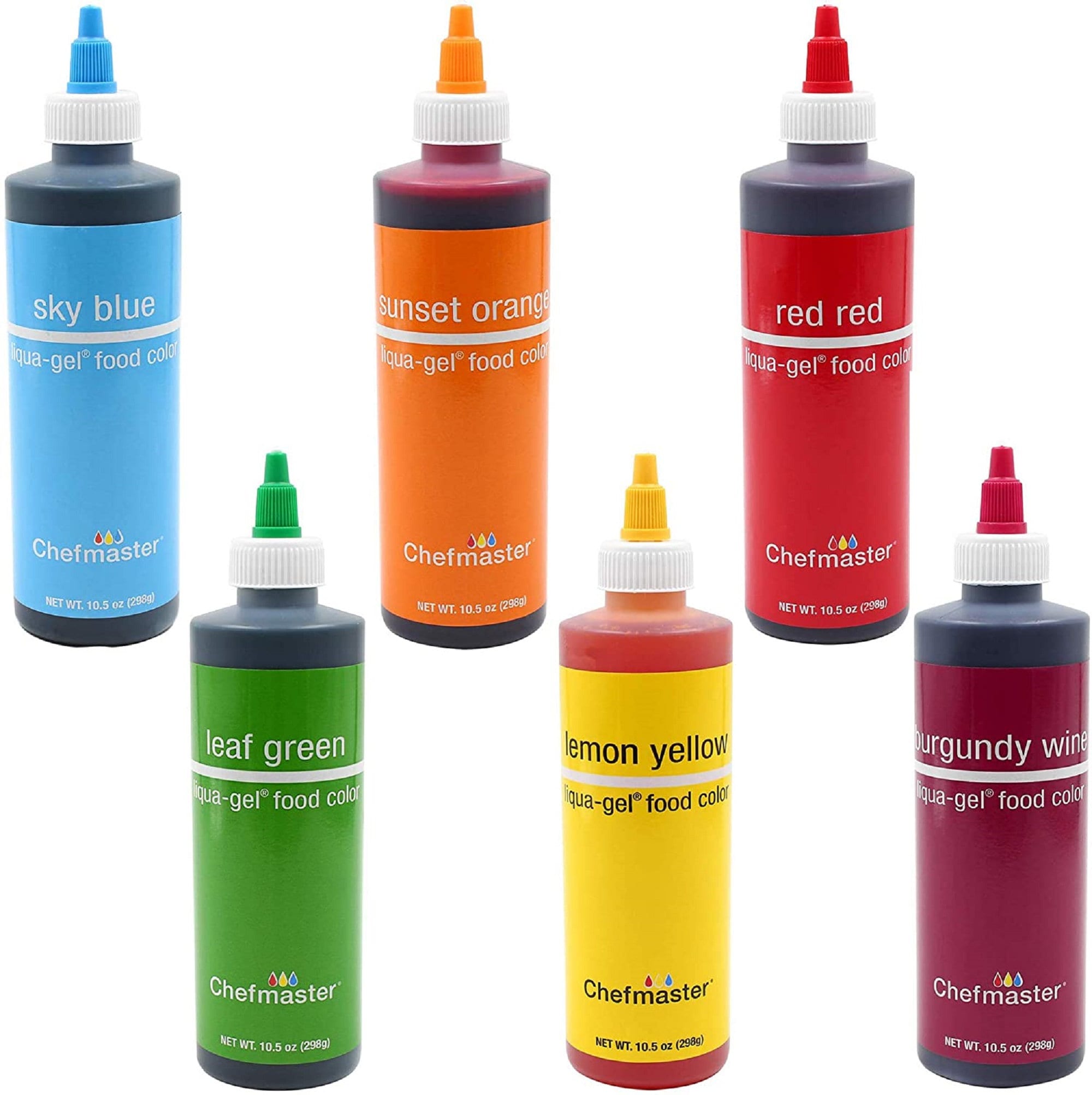 Chefmaster 10.5 Oz Liqua-gel Foods Colors Free Shipping in - Etsy