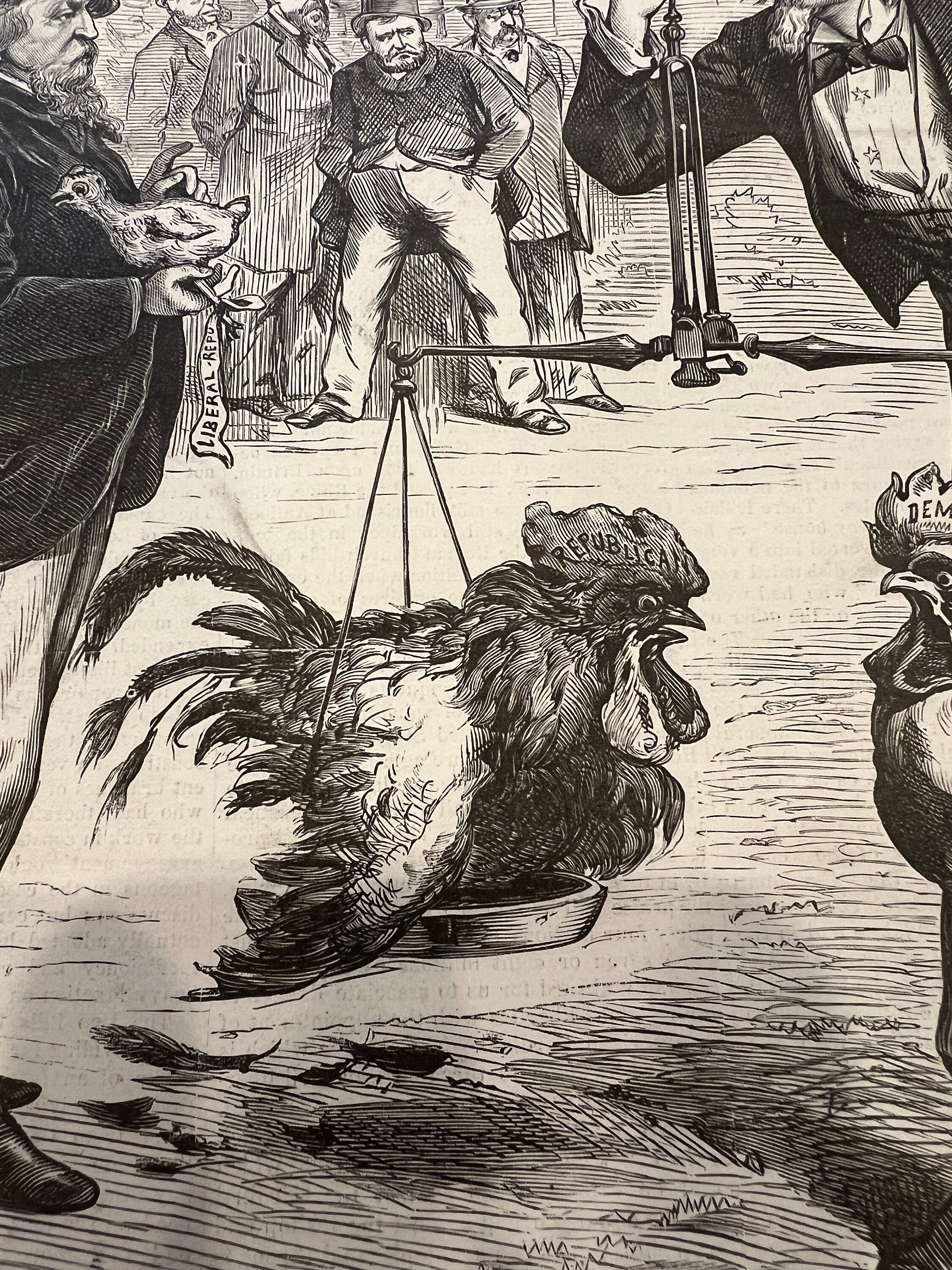 Leslieページ Frank Leslie's Illustrated 1875 Front Page - Etsy