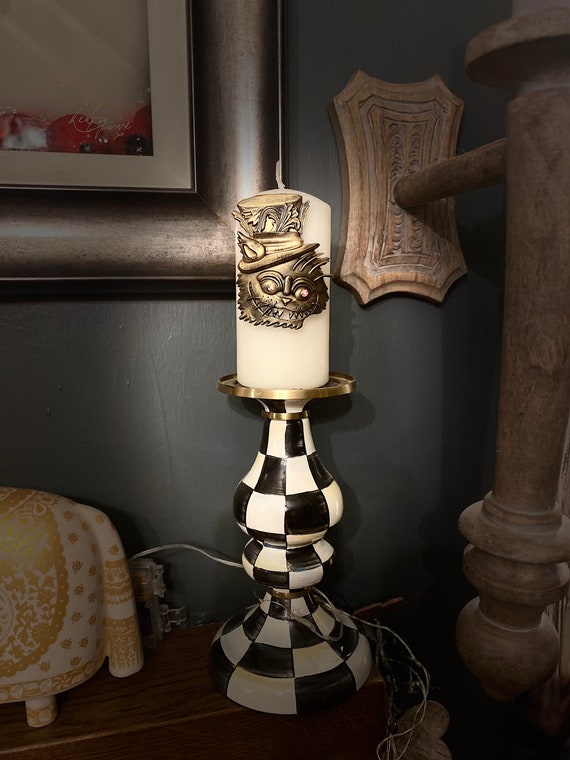 Cheshire Cat candle pin