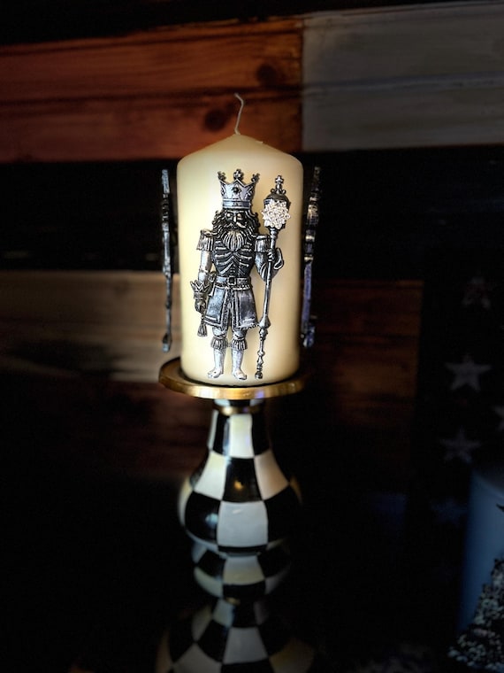 Nutcracker candle pin