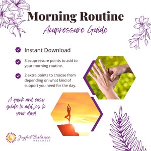 Morning Routine Acupressure Guide