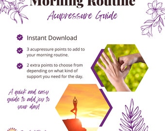 Morning Routine Acupressure Guide