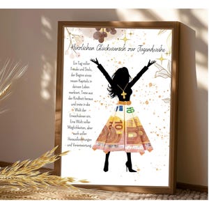 Geldgeschenk Jugendweihe | Personalisiert | Individuell | Bild | Zum Drucken | Firmung | Frau | Mädchen | Reise | Feier | DIY