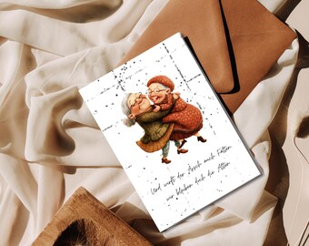 postcard | gift idea | best friend | love | birthday card | funny | round birthday | card | farewell | gift