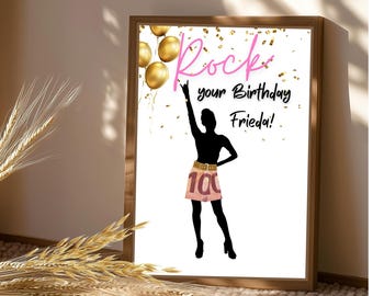 Money gift birthday round | Personalized | Individual | Picture | To print | Best friend | Wife | Girl | Travel | Celebration | DIY