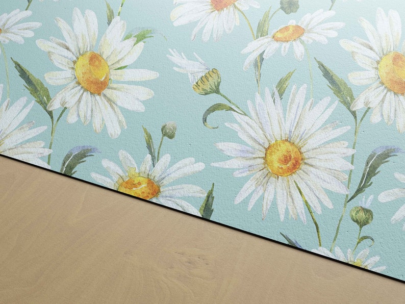 Daisy Daisy Removable Wallpaper Peel and Stick 44 | Etsy