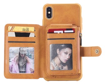 zippered phone wallet