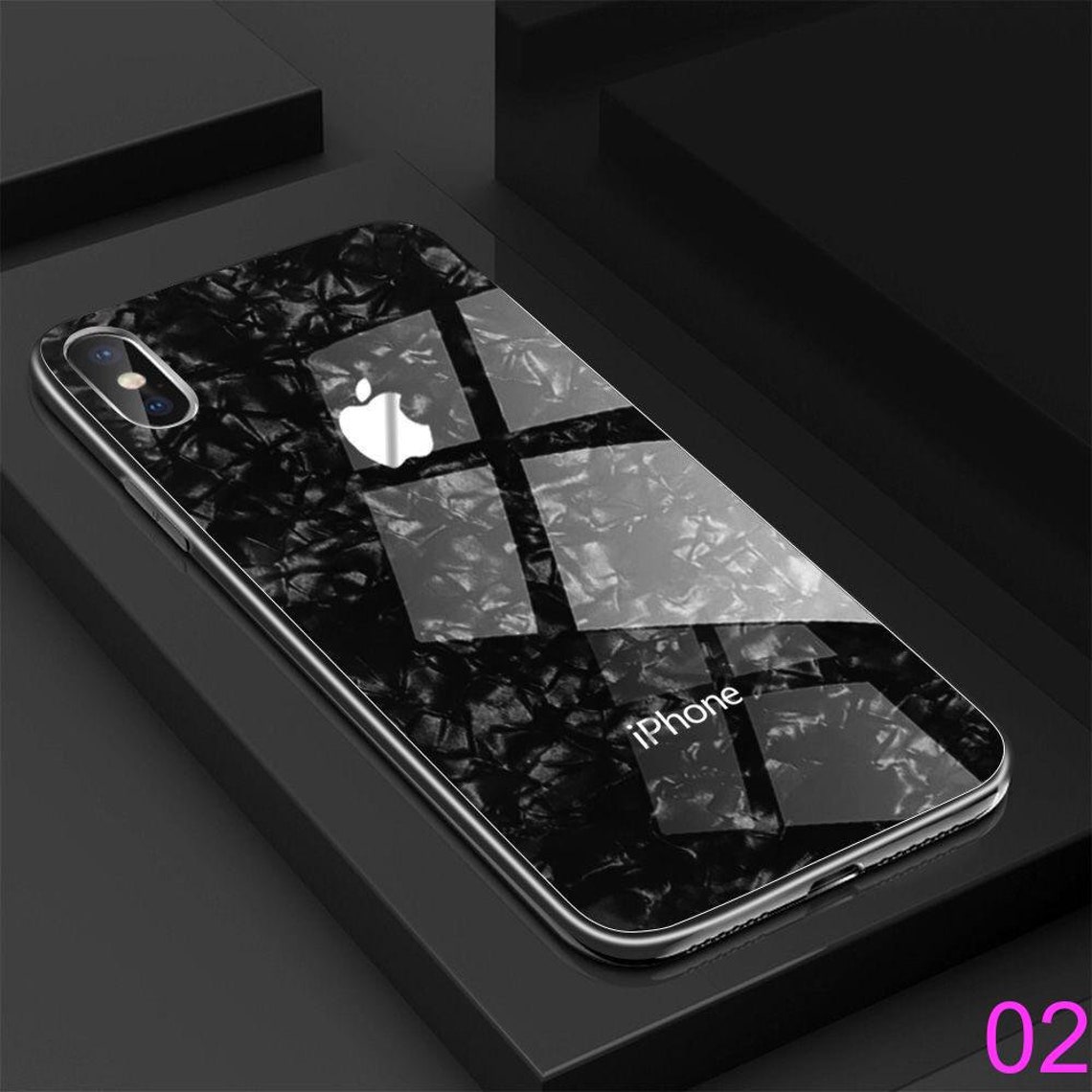 Charming Tempered Glass Phone Case For iPhone X XR XS 11 Pro Etsy