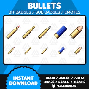 Twitch Subscriber Badges | Twitch Sub Badges | Bullet