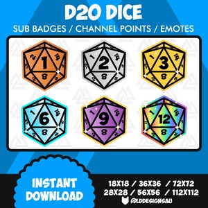 6 Twitch Sub Badges Bit Badges Stars Etsy