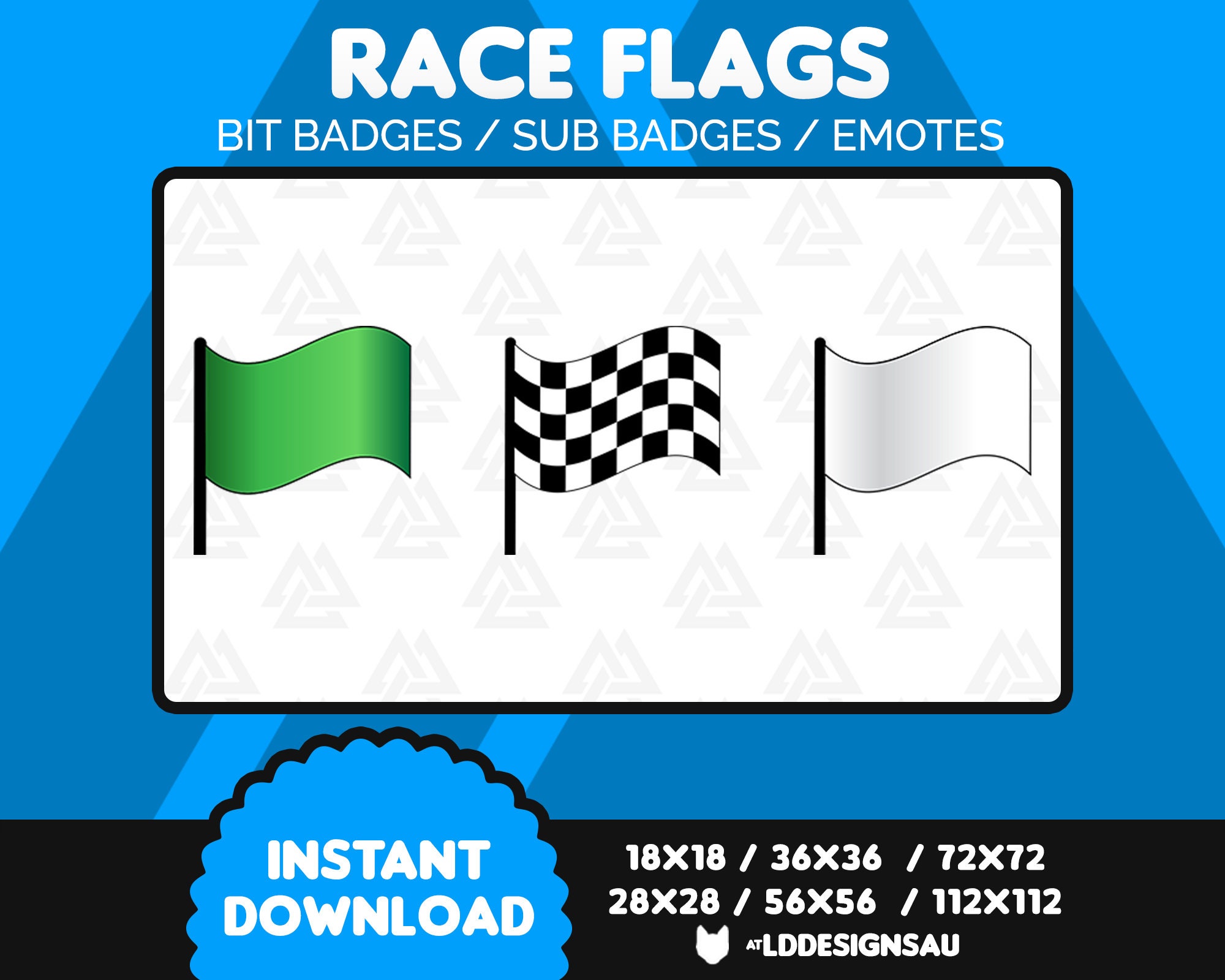 Racing Flag Emote Pack Twitch Emote Discord Emote Etsy UK