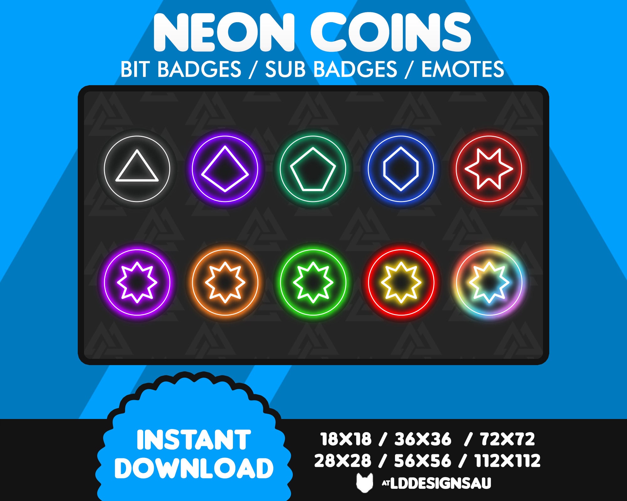 Twitch Sub Badges / Cheer Bit Badges Minecraft (Download Now) 