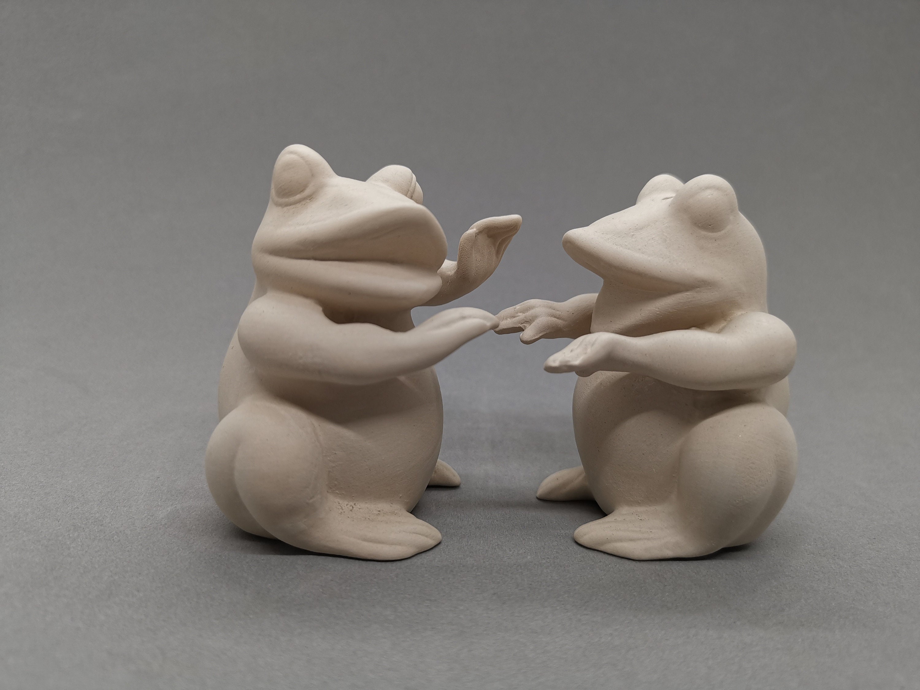 Ceramic frog to paint salt and pepper frog DIY kits Etsy