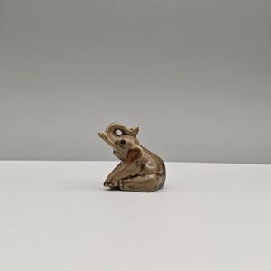 Ceramic elephant figurines, Ceramic Lucky Elephant,Miniature elephants, Elephants statues, Mother's day gifts