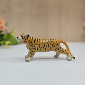 Ceramic Tiger Figurines for Decoration-Handmade Mini Tiger Statues-Tiger Gifts-Christmas Gifts