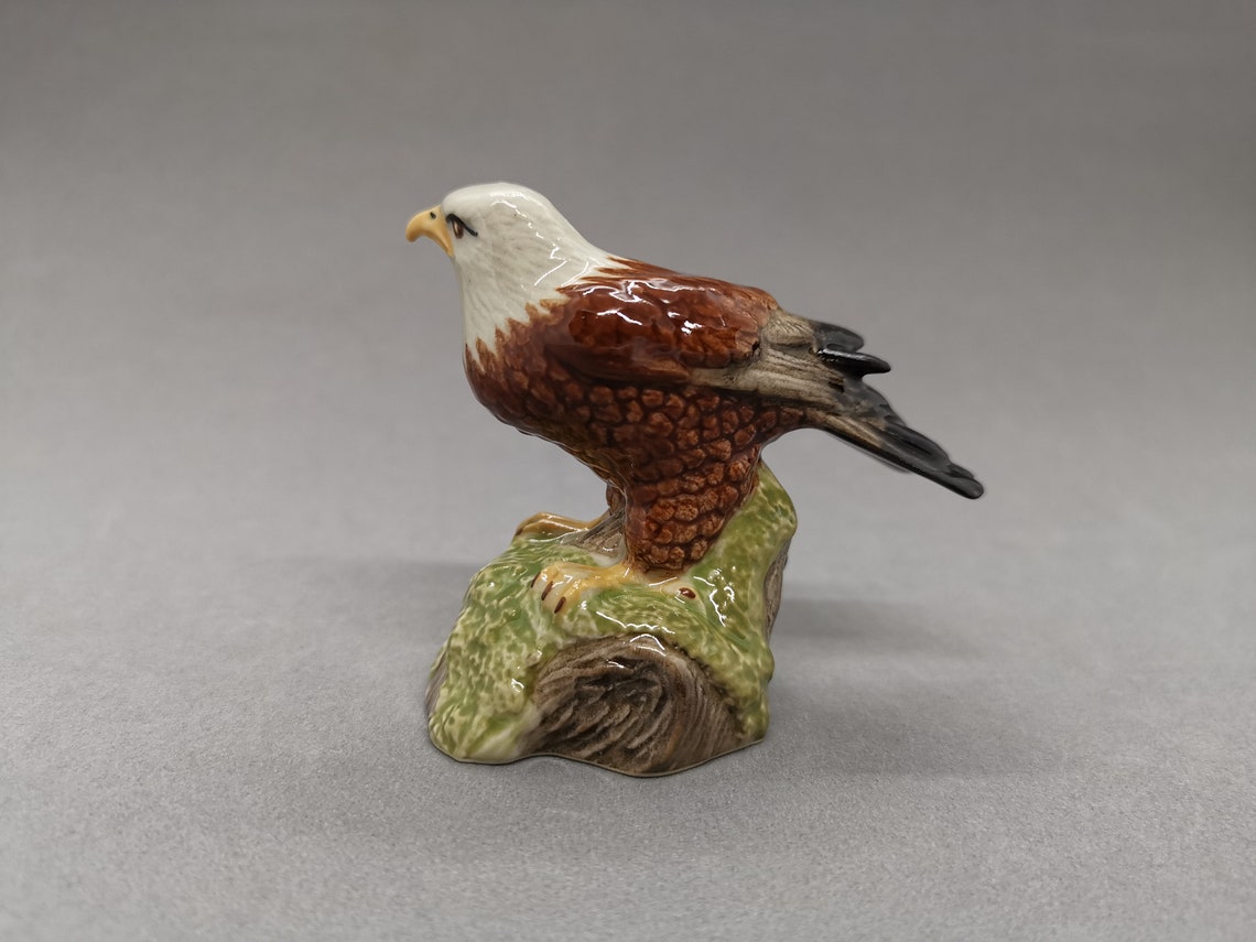 Ceramic Eagle Figurine for Decoration and Collection Etsy