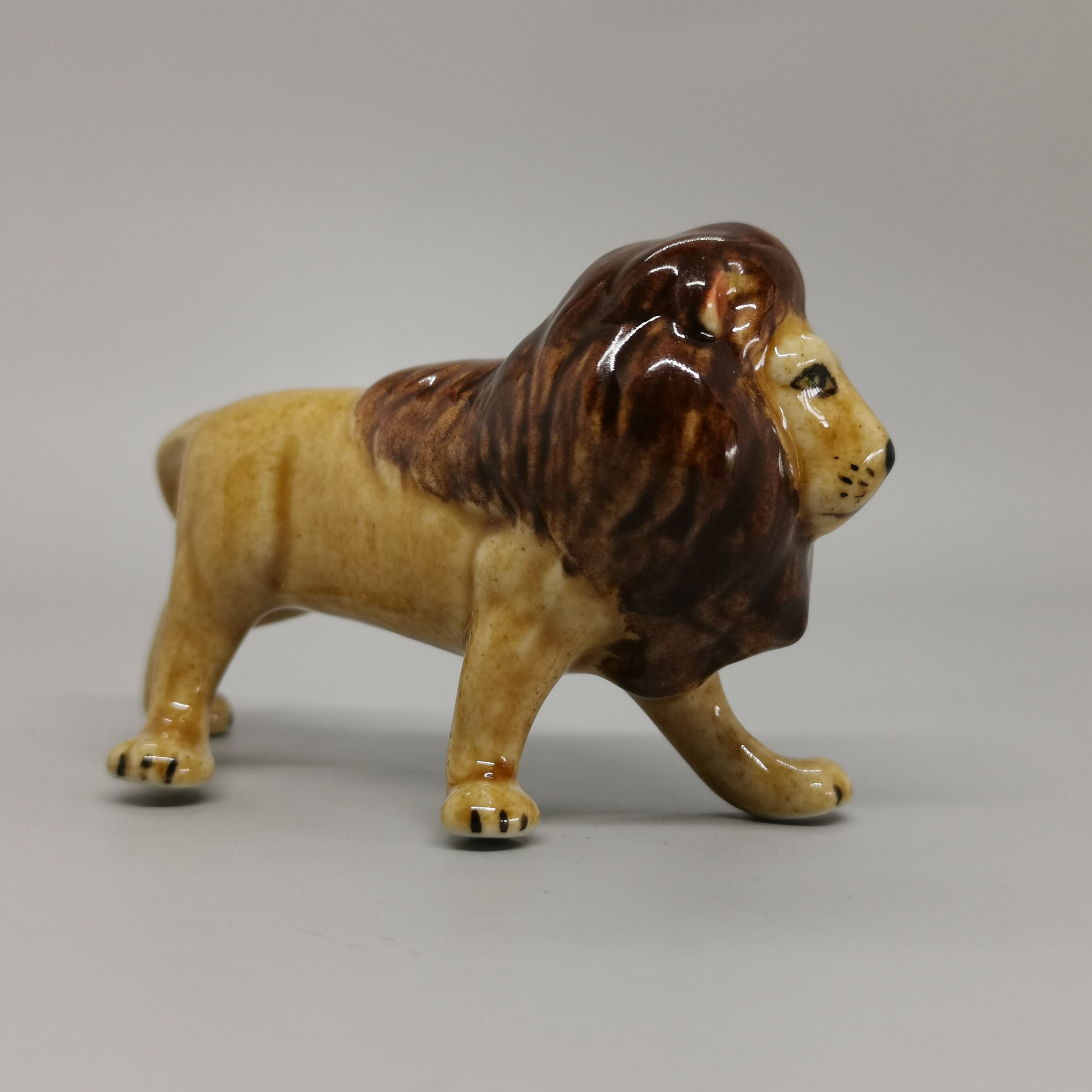 Ceramic Lion Figurine for Home Decoration and Collection Etsy