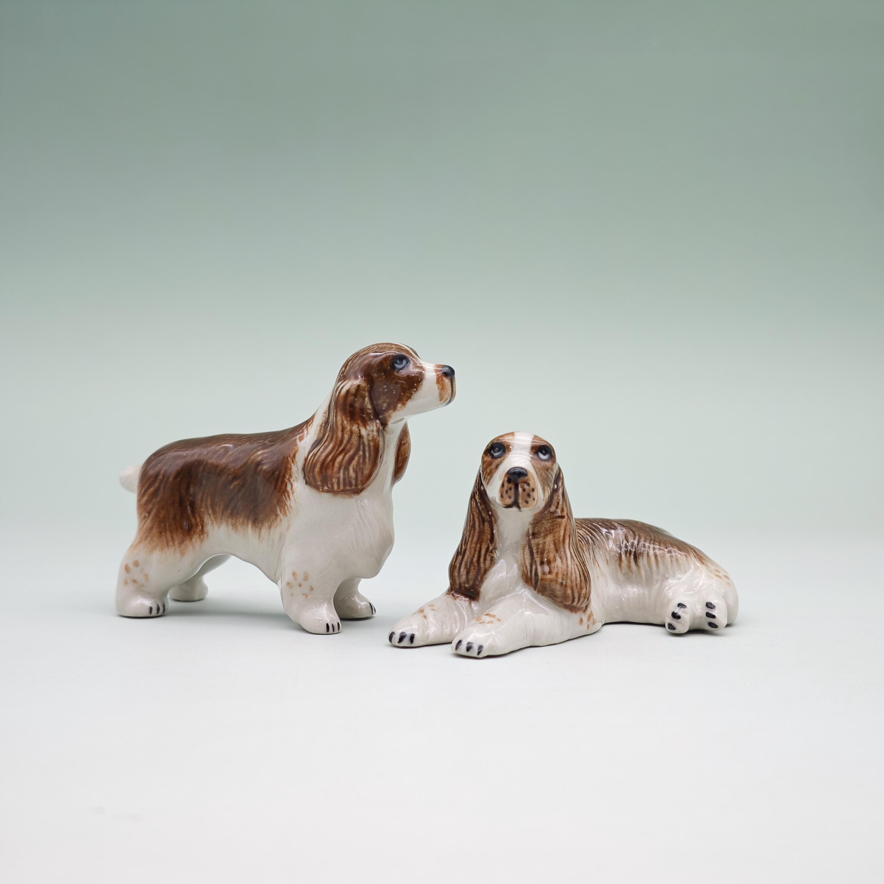 ミニチュア＊小さなコッカースパニエル＊モールアート Miniature cocker spaniel figure - Etsy 日本