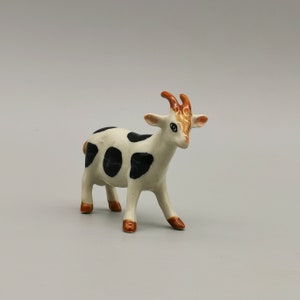 Miniature Goat Figurine,Handcrafted Goat Statue,Decorative Goat Figure,Gift for Goat Lovers