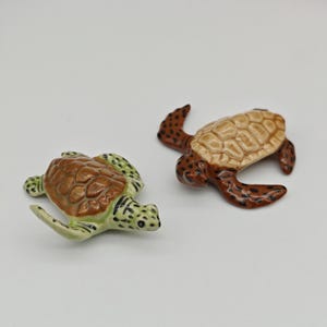 Ceramic Turtle Figurine-Sea Turtle, Best Friend Gift-Christmas Gift-Small turtle-Gift for turtle lovers