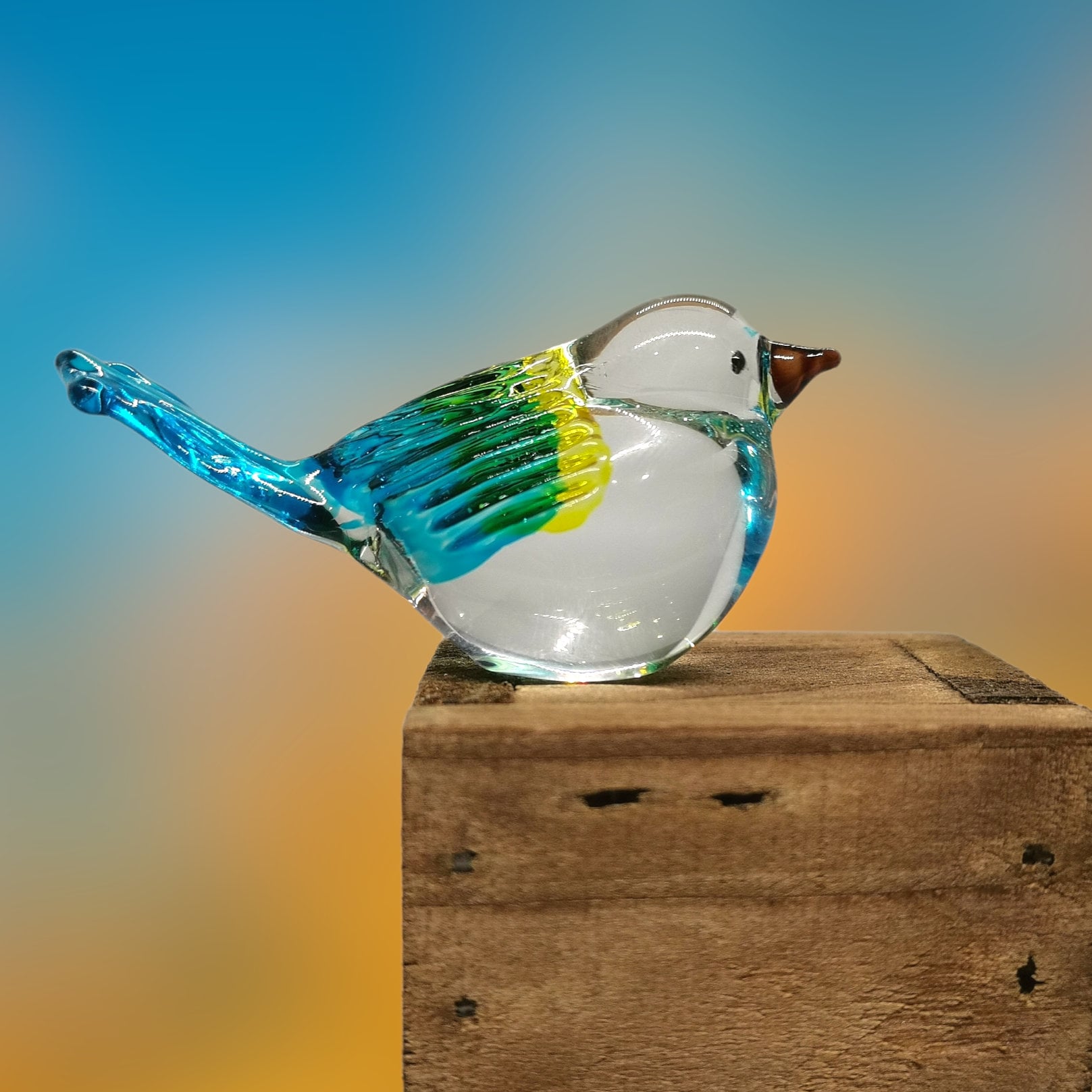 Blown Glass Bird -  Canada