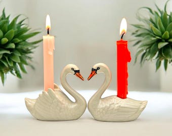 スワン 白鳥 キャンドルホルダー キャンドル キャンドルスタンド 蝋燭