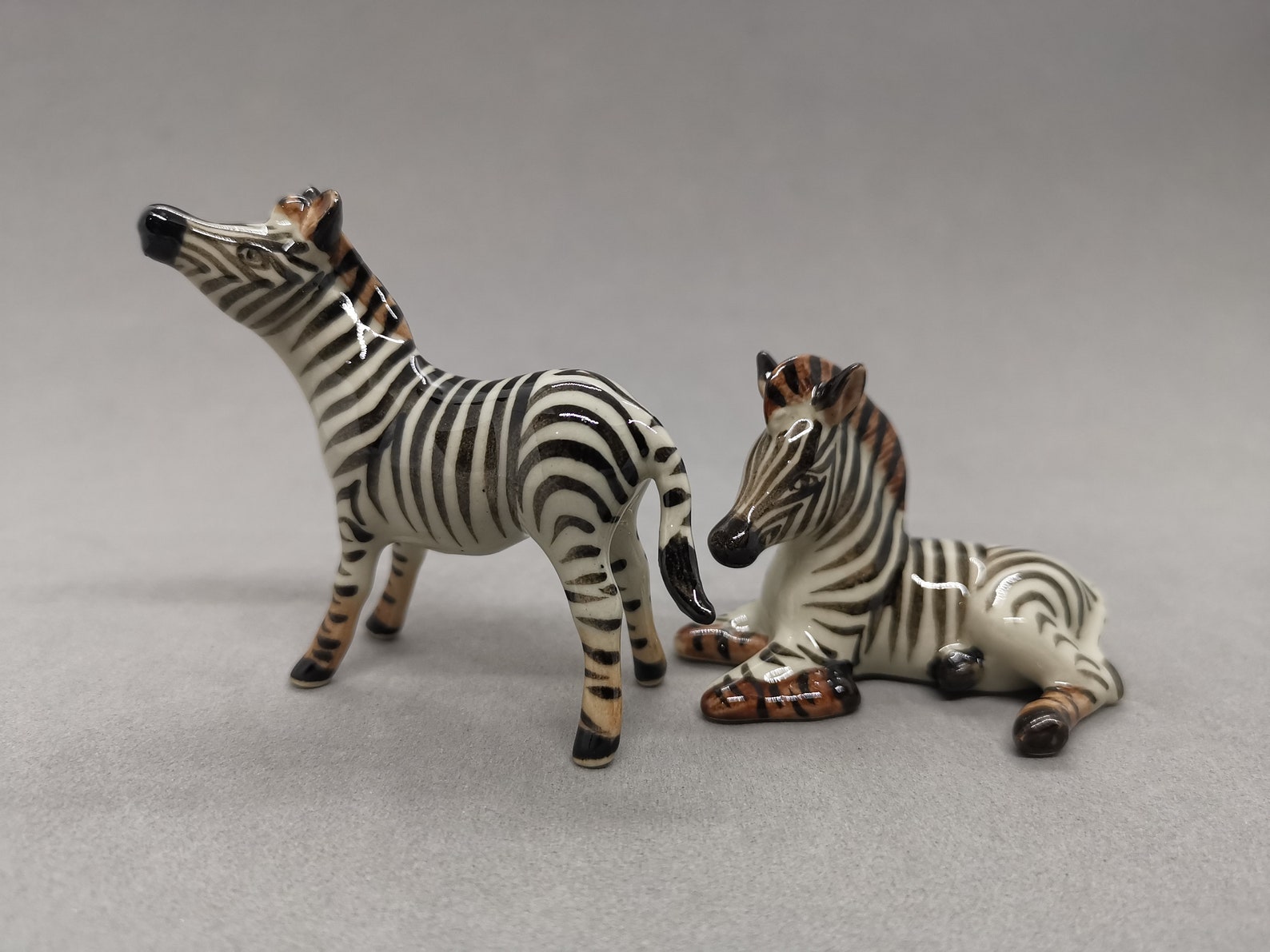 zebra figurines for home