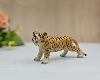 Ceramic Tiger Figurines for Decoration-Handmade Mini Tiger Statues-Tiger Gifts-Christmas Gifts